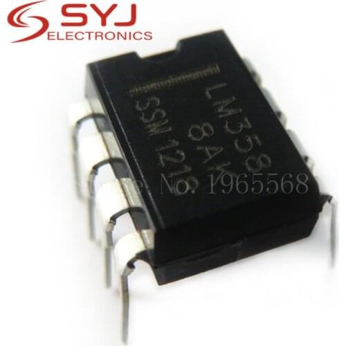 10pcs/lot LM358P DIP8 LM358 DIP LM358N = TS358CD TS358 KIA358P KIA358 BA10358 AS358P-E1 new and original IC In Stock