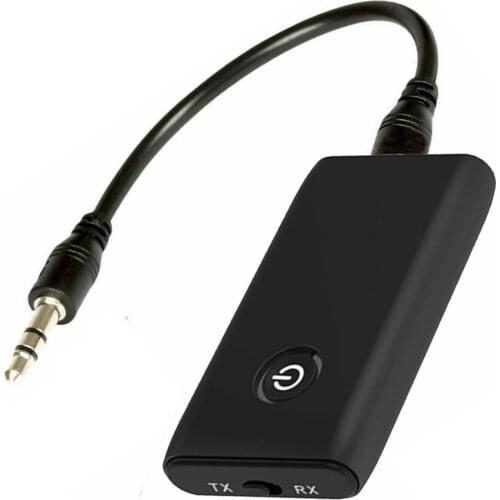 2 in 1 Bluetooth 5.0 Transmitter Receiver TV PC Car Speaker 3.5mm AUX Hifi Music Audio Adapter/Headphones Car/Home Stereo Device