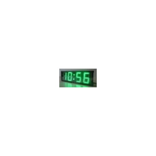 4.5inch green color LED clock with temperature+date(HST4-5G)