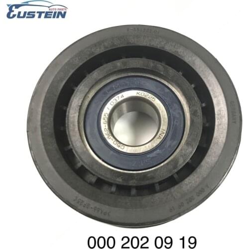 Accessory Belt Idler Pulley for Mercedes C280 C320 V6 V8 0002020919 0002020019 Tensioner Pulley Deflection Guide v-ribbed belt