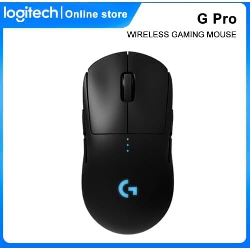Logitech G PRO Wireless Gaming Mouse Dual Mode with HERO 16K DPI Sensor LIGHTSPEED Laser Gamer Mouse Compatible with gaming pc