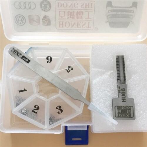 Honest Car key Moulds HU66 lock For Volkswagen/Audi/SKODA auto key duplicating Car Auto Key Profile Modeling(one box)