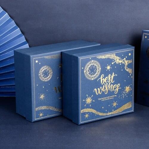 CANZE Blue Constellation Valentines Day Gift Box Birthday Gift Razor Cup Gift Perfume Packaging Box