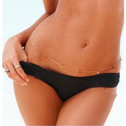Bohemia Sexy Gold Color Belly Chain Fashion Bikini Waist Link Necklaces Beach Body Jewelry for Women Summer Accesspries