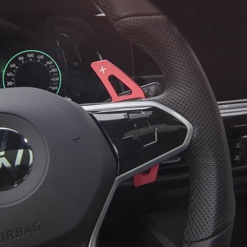 Aluminum alloy steering wheel decorative paddle shifters For Volkswagen Tiguan MK2 VW golf 7/8 Alltrack MK7/8 T-cross Passat
