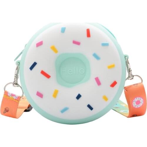 Kids Mini Purses Sweet Women Messenger Bag Cute Girls Cartoon Silica Gel Princess Accessories Mini Coin Purse Shoulder Handbag