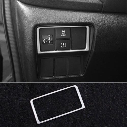 For 2017 Honda CRV CR-V Matte Headlight Control Adjust Switch Lamp Cover Trim Auto Accessories Styling
