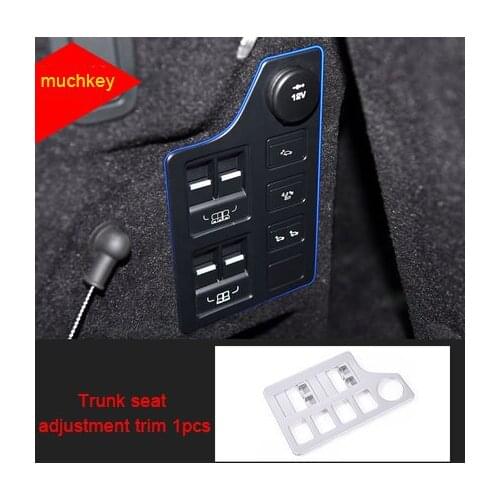 For Land Rover discovery5 2017-2019 chrome Trunk seat adjustment trim 1pc