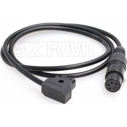 XLR 4 Pin to D-tap Power Cable for DSLR Camcorder Practilite 602 LED Light Sony F55 SXS Camera Monitor