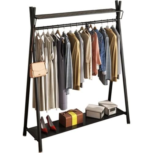 Indoor floor hanger Nordic coat rack bedroom simple multifunctional storage rack household single-pole drying rack