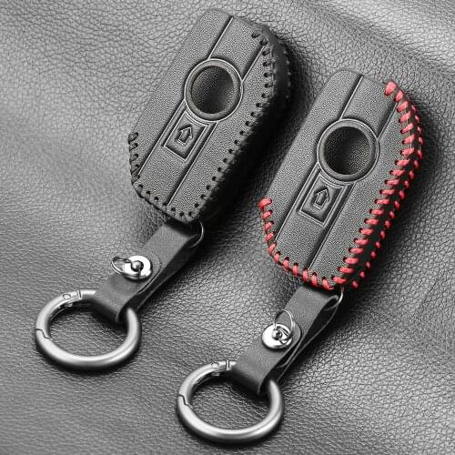 Leather Key Cover Shell Fob Case Skin Holder 2 Button For BMW Motorcycle F750GS F850GS K1600GT R1200GS LC ADV R1250GS ADV