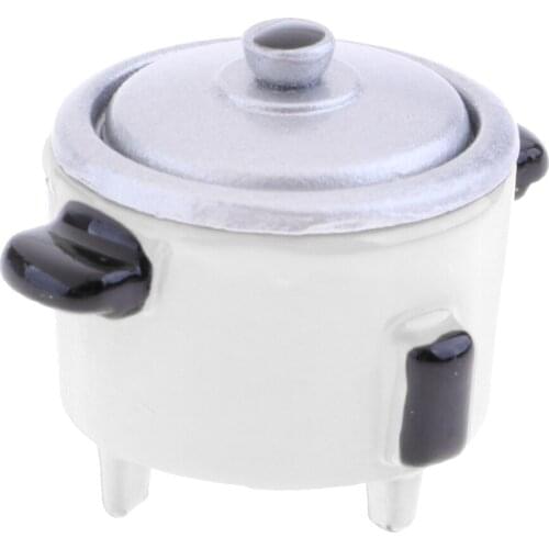 1:12 Dollhouse Miniature Decoration Exquisite Meal Electric Cooker Cookware