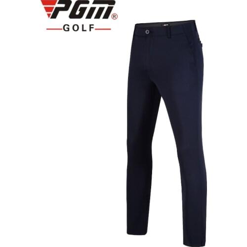 PGM Full Long Golf Pants Summer Mens Ultra-thin Slim Sportswear Trousers Waterproof Breathable Straight Elastic Sports Pants