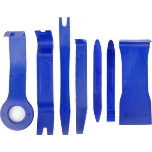 7pcs Car Radio Removal Tools Set Auto Door Clip Panel Trim Removal Pry Tool for Car Interior Dash Radio Audio Installer