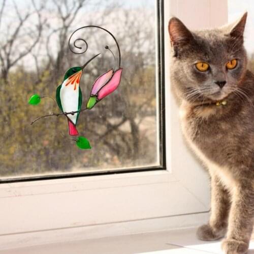 Wall Sticker Self-adhesive Funny PVC Removable Bird Wall Sticker for Living Room