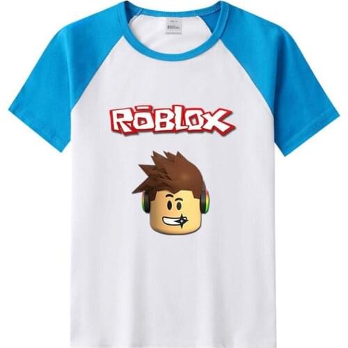 New Kids Cartoon Print Splicing T-shirt 100% pure Cotton Kids Short Sleeve Summer Tops O-neck sport t-shirt boys girls clothing