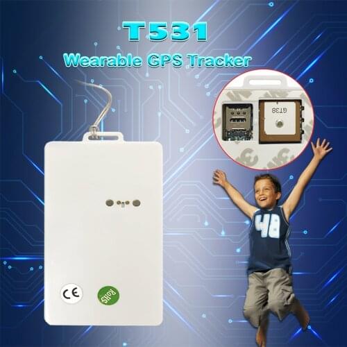 Personal T531/T532 Bracelet IDCard GPS Tracker For Child Support SOS GPRS GSM/SMS Locator FREE Tracking Device Waterproof design