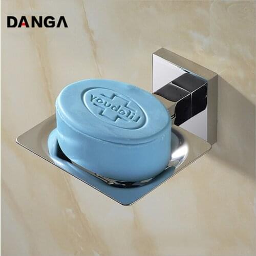 Soap Storage Rack Single Layers Soap Dish Wall Mounted Soap Holder Stainless Steel Soap Box Shower Shelf Bathroom Accessories