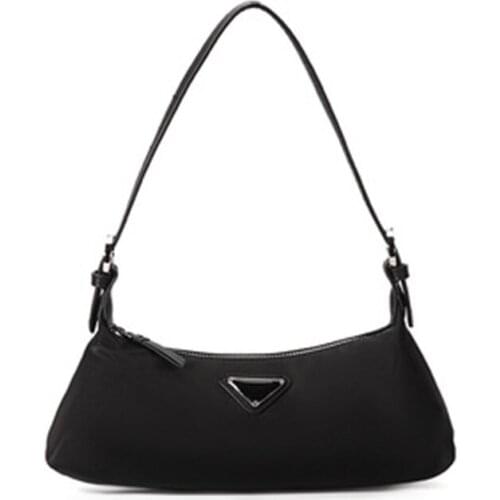 2021 New Fashion Underarm Shoulder Bag Nylon High Quality Women Handbag Luxury Brand Oxford Fabric Baguette Bag