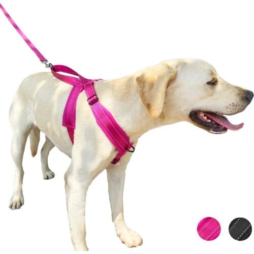 No-Pull Dog Harness with Handle Reflective Soft Padded Dog Vest, Easy Adjust Dog Walking Vest for Small Medium Large Dogs