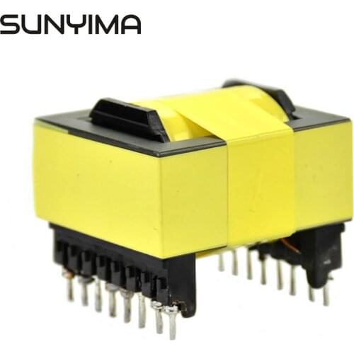 SUNYIMA EC42 500W Pure Cupper High-Frequency Transformer Dual Input DC 12V to 0-220V-380V 18V Transformer