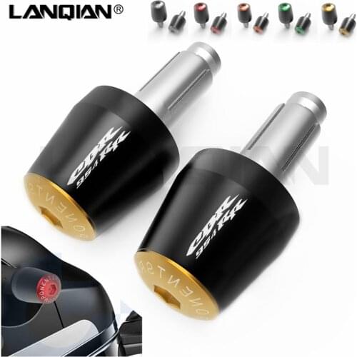 For Honda CBR954RR Motorcycle Handlebar Grips End Cap Anti Vibration Silder Plug CBR 954 RR 2002 2003 CNC Accessories