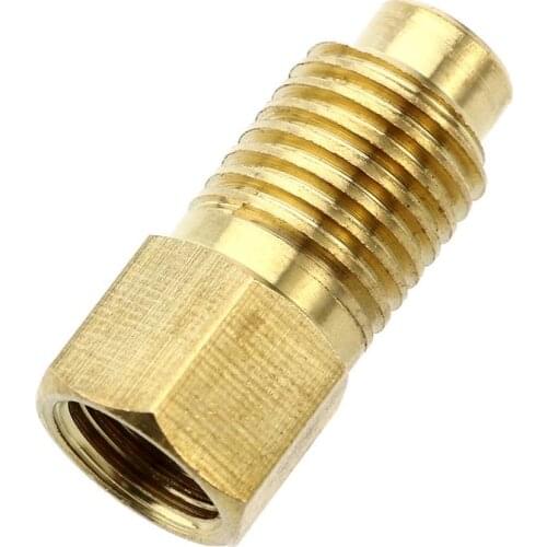 Car R134A Refrigerant Adapter 1/4 SAE to 1/2 ACME Vacuum Pump Adapter