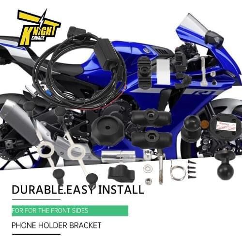 GPS Phone Holder For YAMAHA YZF-R6 YZF R6 2005 Motorcycle Accessories Frame Bracket Support Stand Navigation 15mm Motos