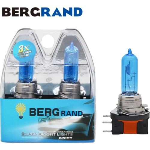 2PCS H15 Halogen Lamp 12V 15/55W Headlight Bulb 4300k Xenon Daytime Running &Far Beam Light PGJ23t-1 For For Golf/Tiguan/Audi