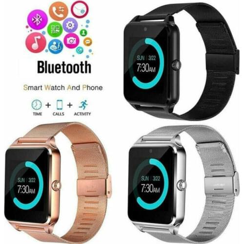 Hot Sale Z60 Smart Watch For Men Women Fashion Camera Wrist Support SIM/TF Card Touch Screen Smartwatch Android Ios Cell Phone