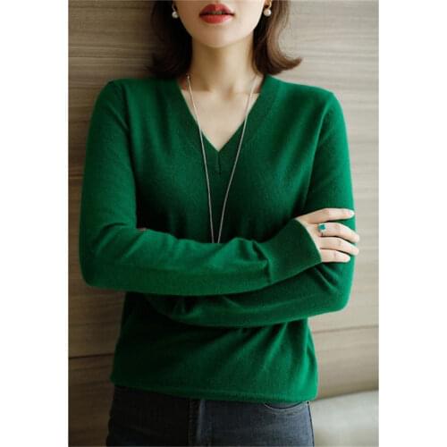 LuanShangyuan Women's Cashmere Pullovers