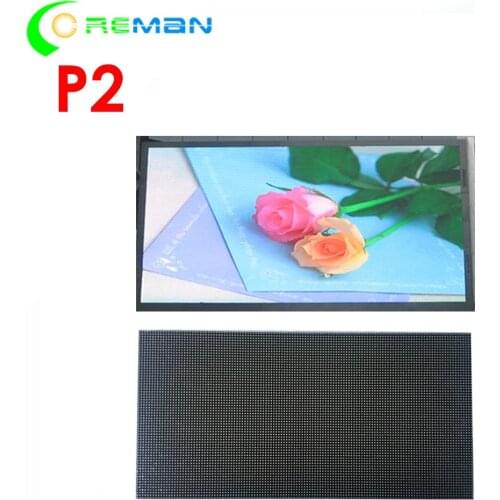 Best price led p2 module , p2 led panel module 128x64 for die casting indoor rental led display , 256 x 128mm 32s led module p2