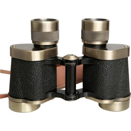 Powerful Military Binoculars 8X30 HD Telescope High Quality Full-metal binocular with Leather Bag for Hunting Lll Night Vision