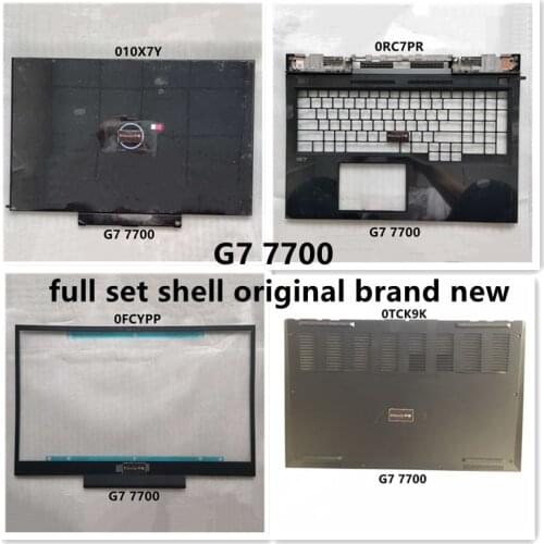 New For DELL G7 7700 LCD Back Cover Upper Top Case Bottm Shell 010X7Y 0FCYPP 0RC7PR 0TCK9K 0WD1HG