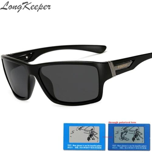 LongKeeper Brand Sunglasses Men Polarized Cool Glasses Car Driving Travel Sun Glasses for Men Goggle Eyewear Gafas Gafas De Sol