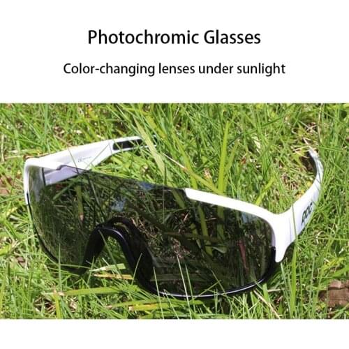 POC Photochromic Cycling Sunglasses Men Women Sport Glasses MTB Mountain Road Bike Eyewear UV400 Bicycle Eyewear