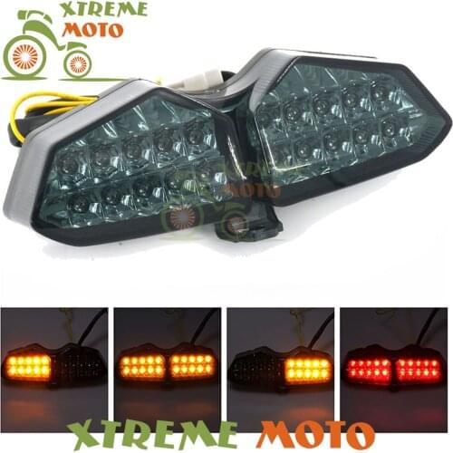 Motorcycle LED Rear Turn Signal Tail Stop Light Lamps Assembly For Yamaha YZF-R6 2003 2004 2005 YZF R6S 06 07 08