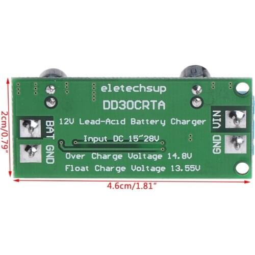 3A 12V Lead-Acid Battery Accumulator Storage Cell Charger Module UPS Car Solar K92F