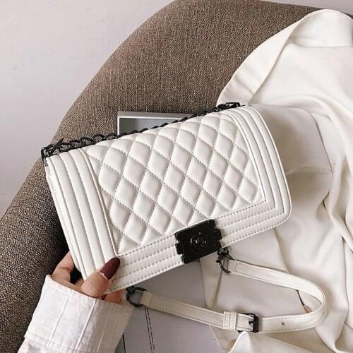 Women bag portable small square bag 2020 new fashion fashion designer brand designer bracelet PU ladies shoulder messenger bag