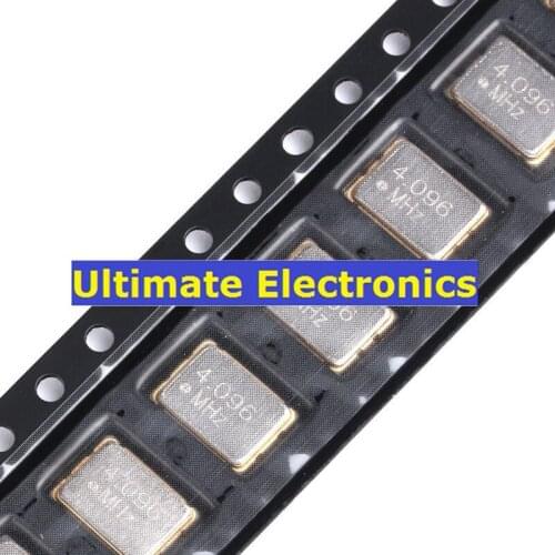 10pcs SMD Active Crystal 7050 4.096MHz 25PPM 3.3V 5*7mm 4feet 5070 Resonator