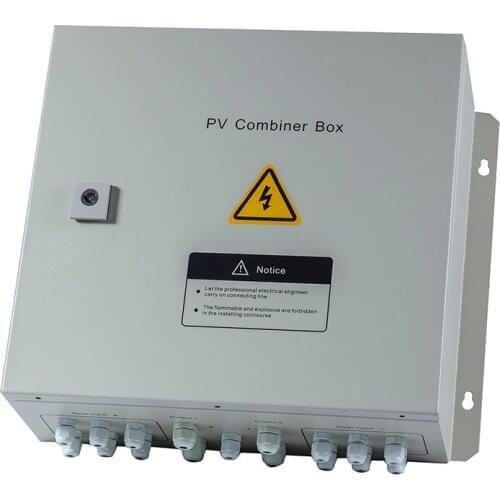 10 strings array 1/2 output photovoltaic array combiner box over current protection for home solar system use