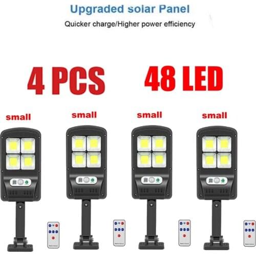 4pcs tabular oblong Solar Light Adjustable Lighting angel With Remote Control Outdoor Waterproof Solar Garden Lamps motion senso