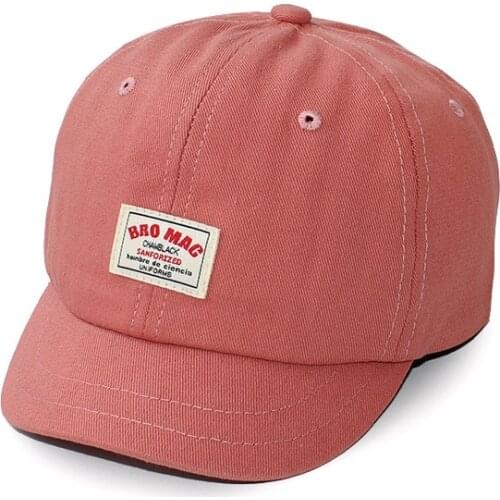 Trend Candy Color Short Brim Baseball Caps for Women Men Simple Streetwear Face Cap with Visor Letter Yellow white Dad Hats