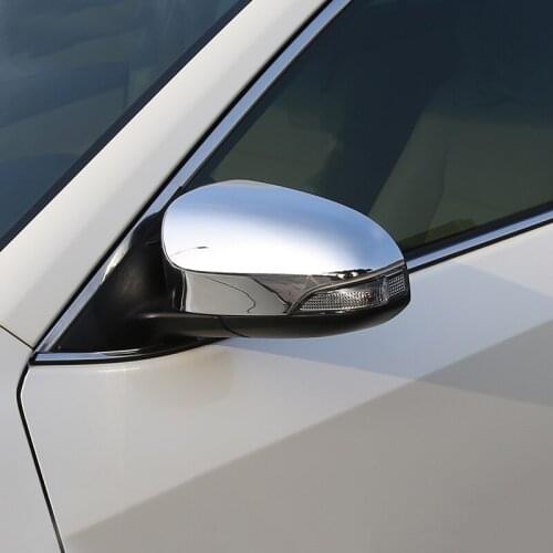 For Toyota VERSO 20132014 2015 2016 2017 ABS Chrome Car Side Door Rear View Mirror Cover Trim Car Styling Decoration Accessories