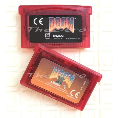 Doom Series Video Game for 32 Bit Handheld Player Cartridge Console Card