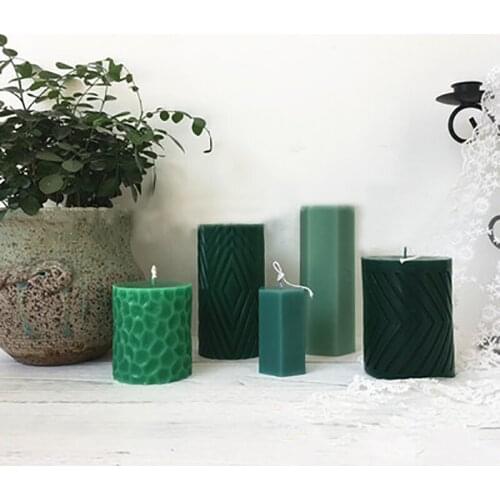 Aromatherapy Candle Mold Handmade Aroma Soap Clay Wax Making Clear Plastic Mould Home Candles Craft Decoration Ornament DIY Mold