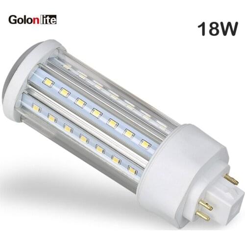 Golonlite LED PL Corn lamp 360 degree GX24D GX24Q 4 pins E27 E26 B22 CE replace PLT 57W 42W 32W 2W6 18W 3 years warranty Ra80