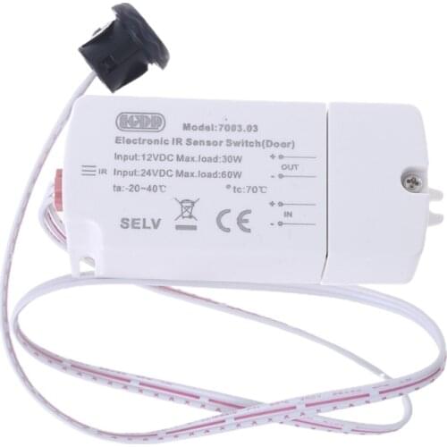 HoneyFly NEW LED DC 12V IR Sensor Switch 40W Infrared Light Switch For LED Lamps LED Strips Motion Sensor Hand Wave 5CM