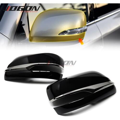 Side Wing Rear View Mirror Cover Caps Trim Replacement For Lexus LX570 LX 570 2012-2019 GX460 2010-2019