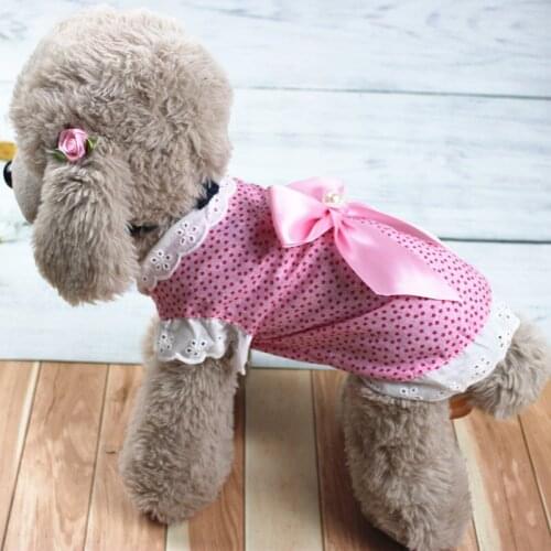 Summer Dress for Dog Pets Dog Clothes Chihuahua Wedding Dress Skirt Puppy Clothing Spring Dresses for Dogs Jean Pet Clothes